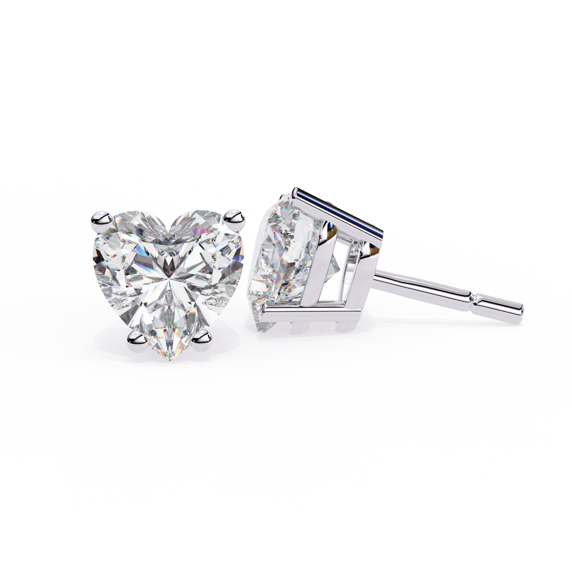 Stellar Luxe Earrings (Heart)