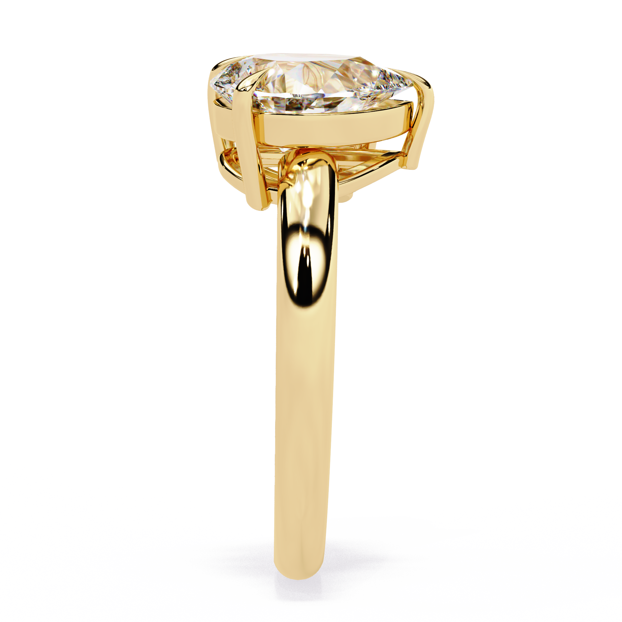 Pear Duet Ring