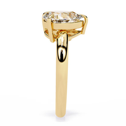 Pear Duet Ring