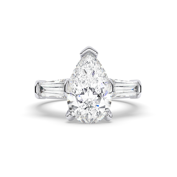 Pristine Pear Engagement Ring
