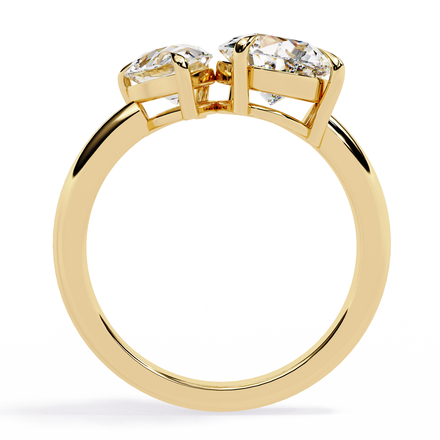 Pear Duet Ring