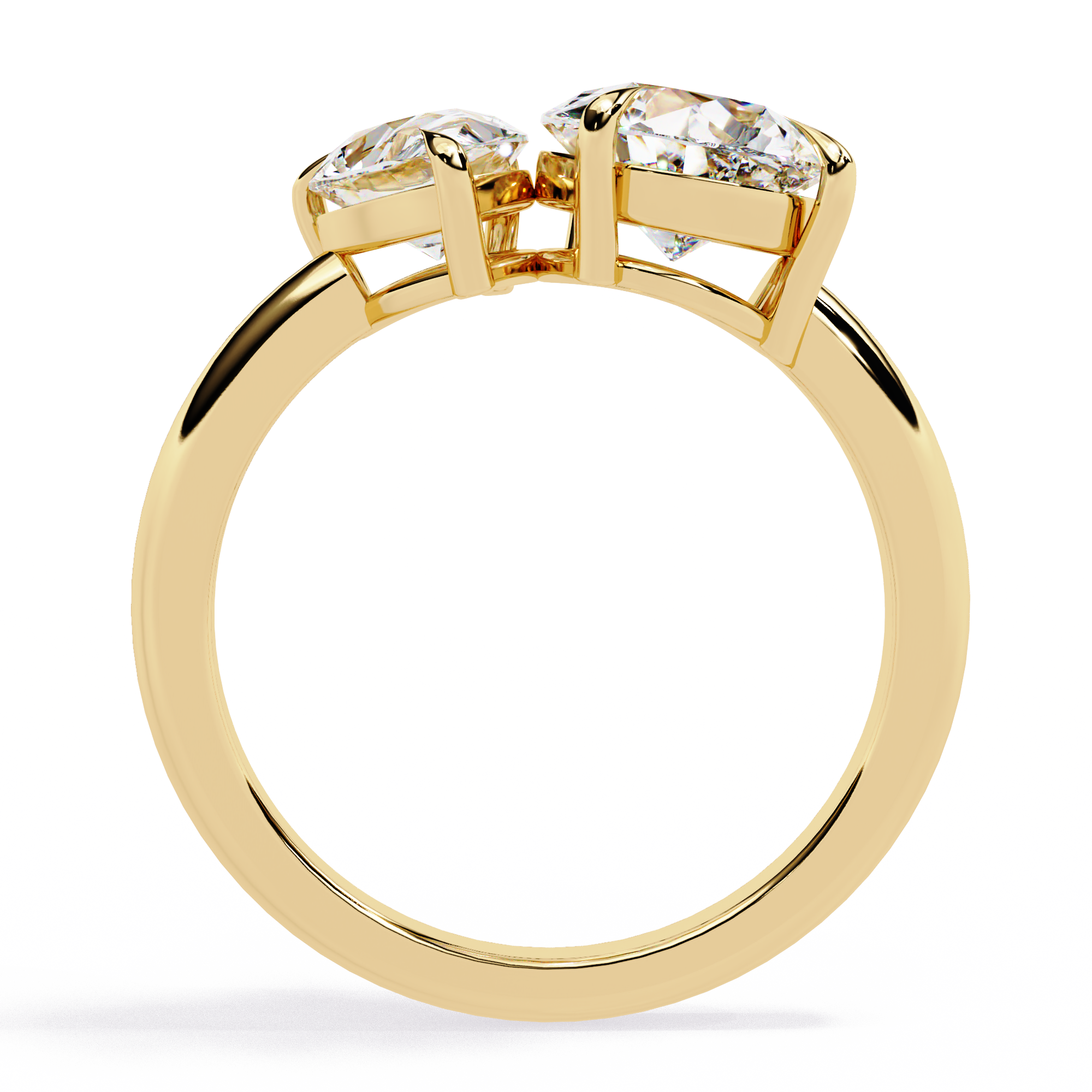 Pear Duet Ring