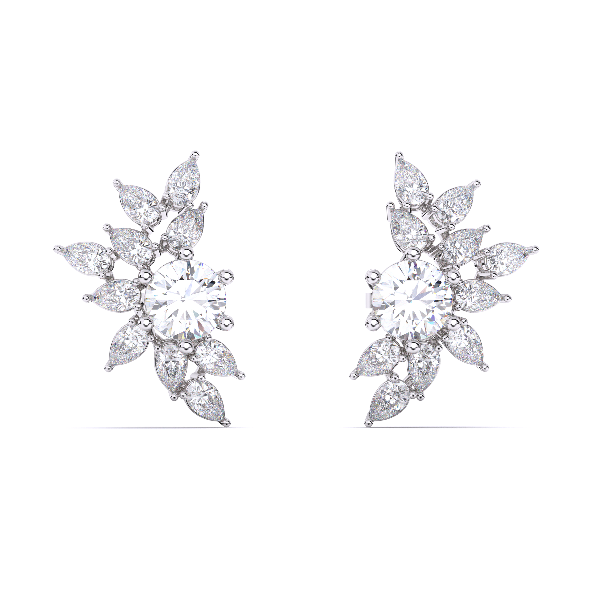 Crystal Petals Earrings