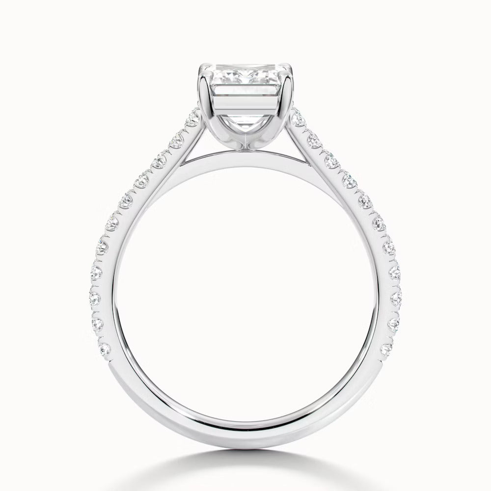 Timeless Grace Engagement Ring (Emerald Cut)