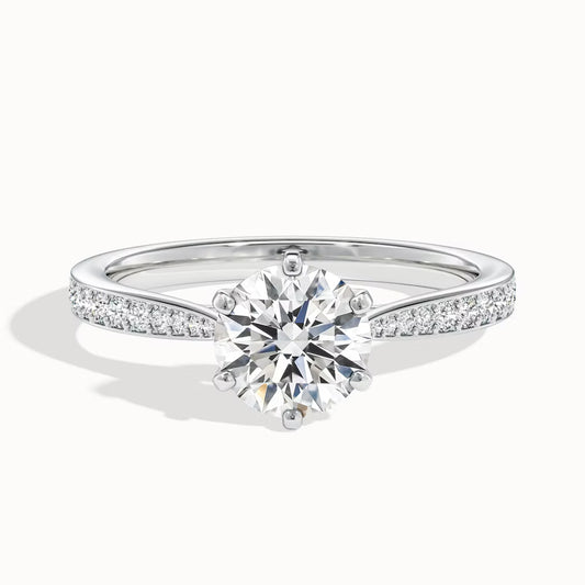 Timeless Grace Engagement Ring (Round)