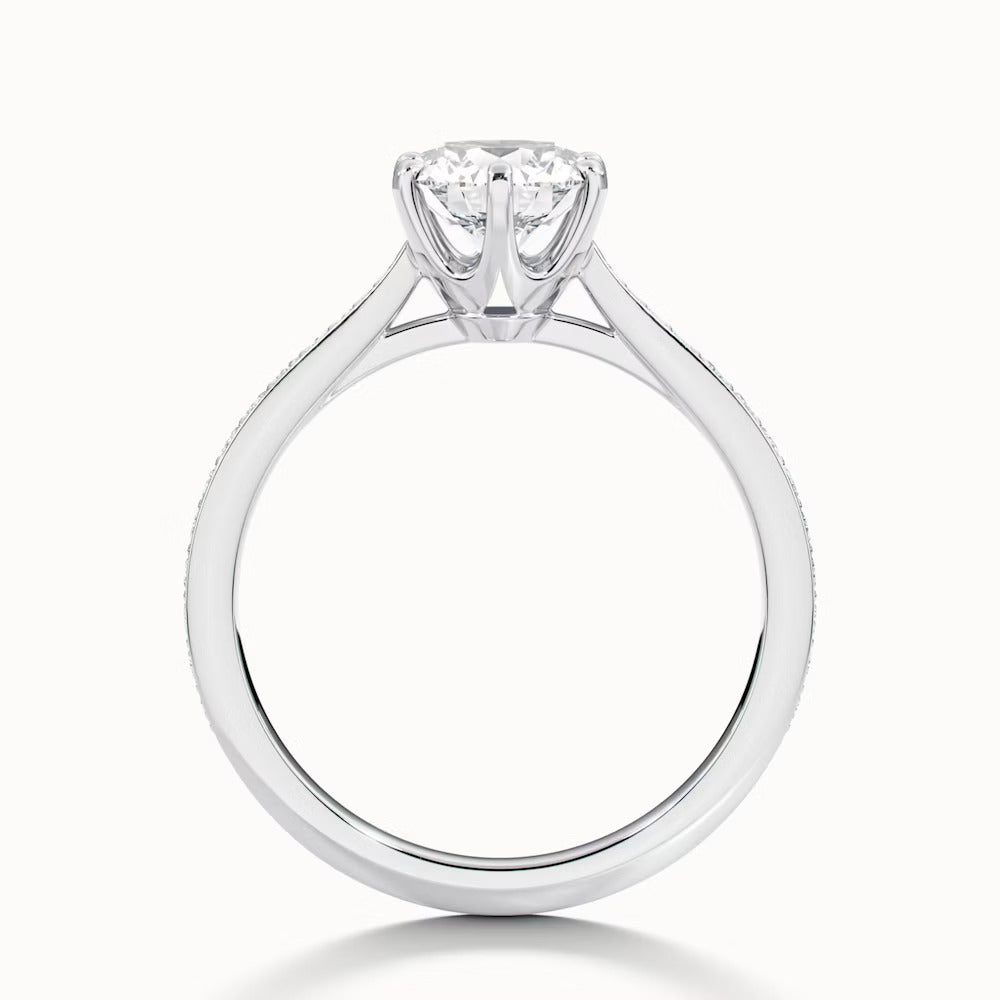 Timeless Grace Engagement Ring (Round)