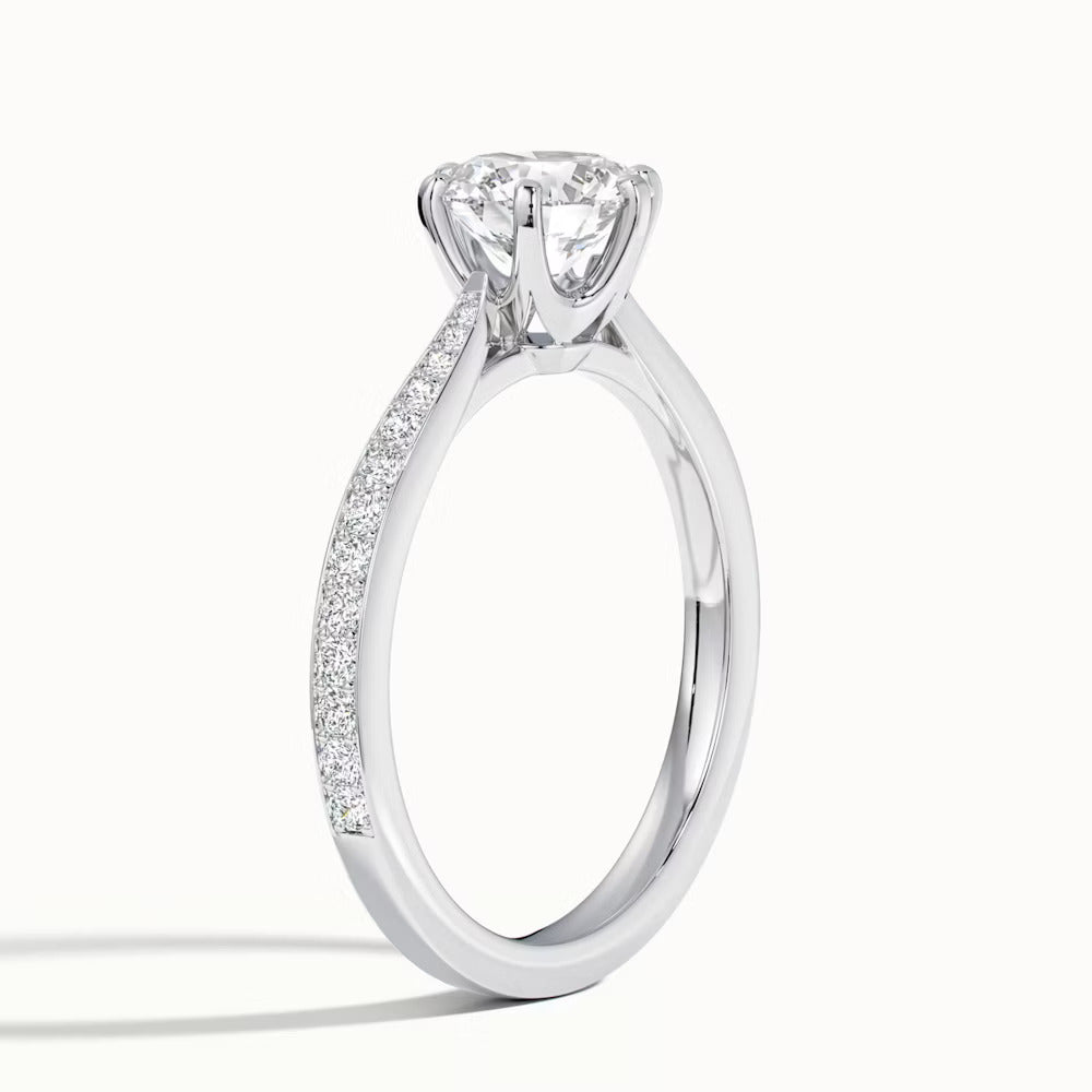 Timeless Grace Engagement Ring (Round)