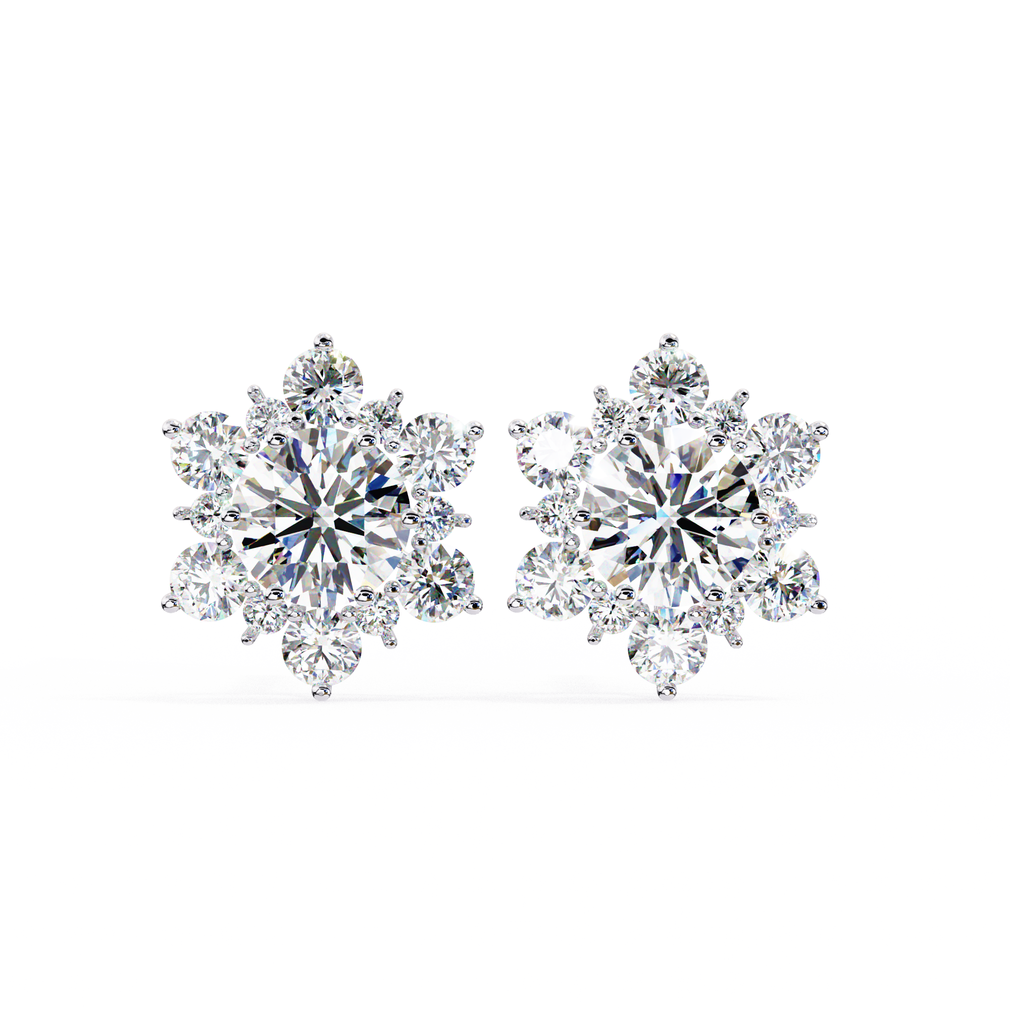 Round Petal Earrings