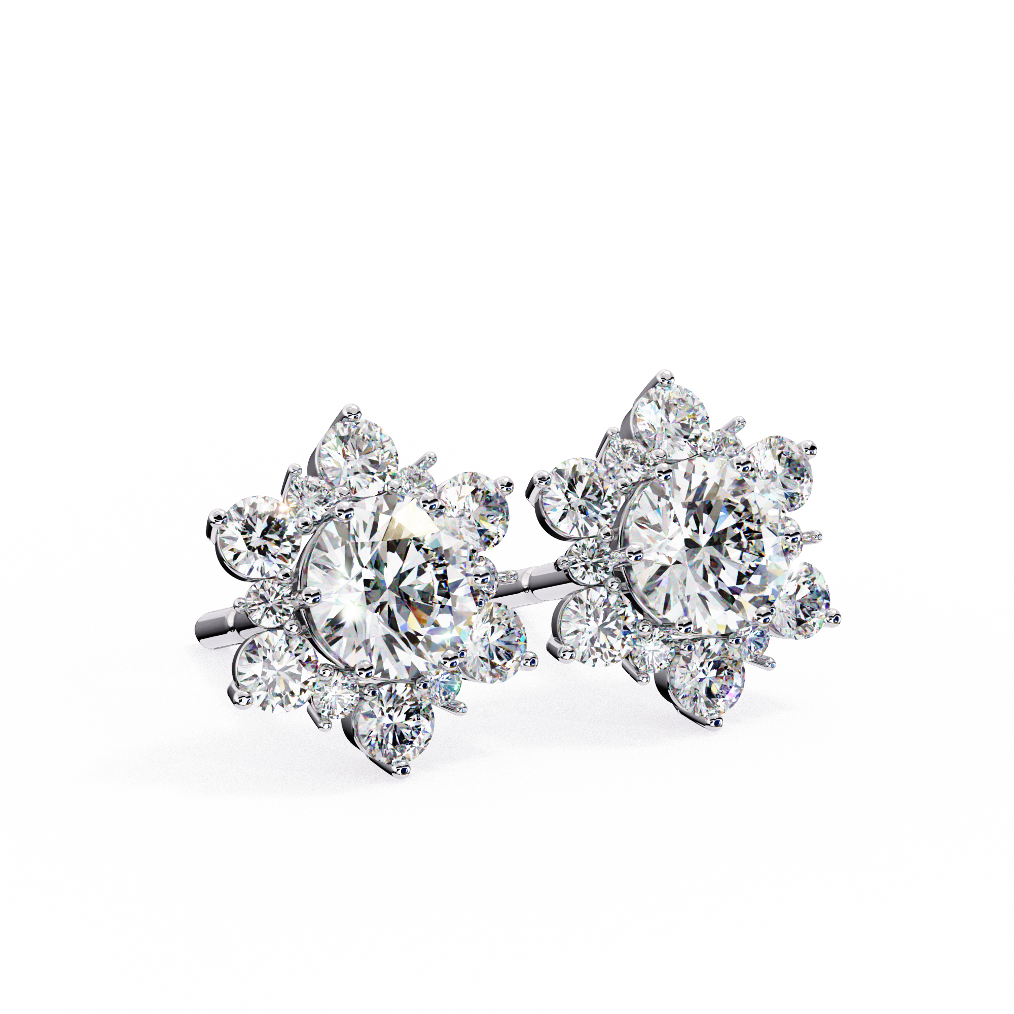 Round Petal Earrings