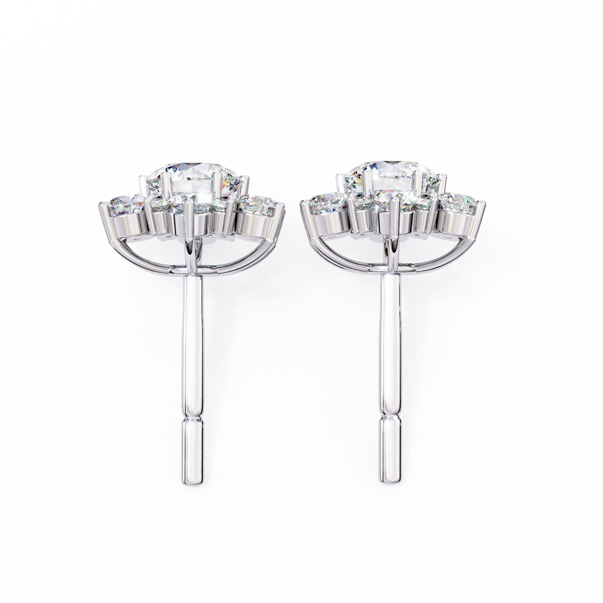 Round Petal Earrings