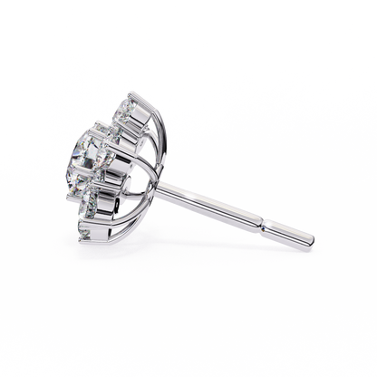 Round Petal Earrings