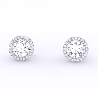 Stellar Luxe Earrings (Halo)