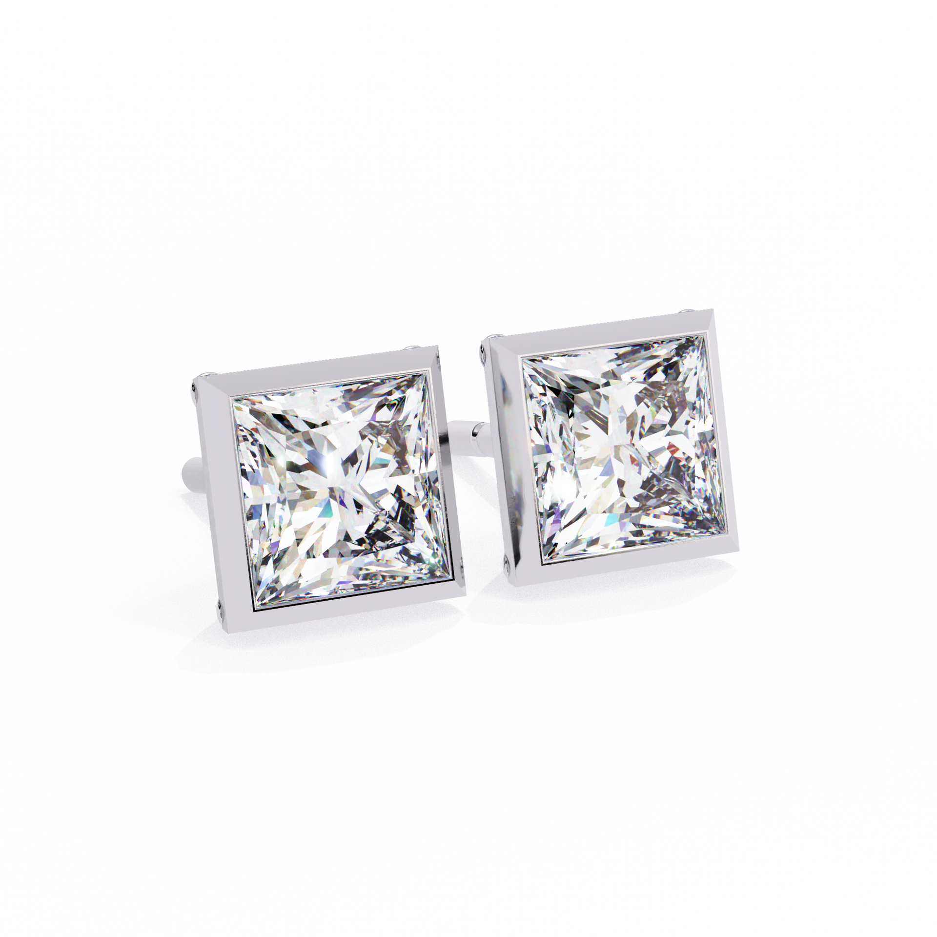 Stellar Luxe Earrings (Princess- Close)