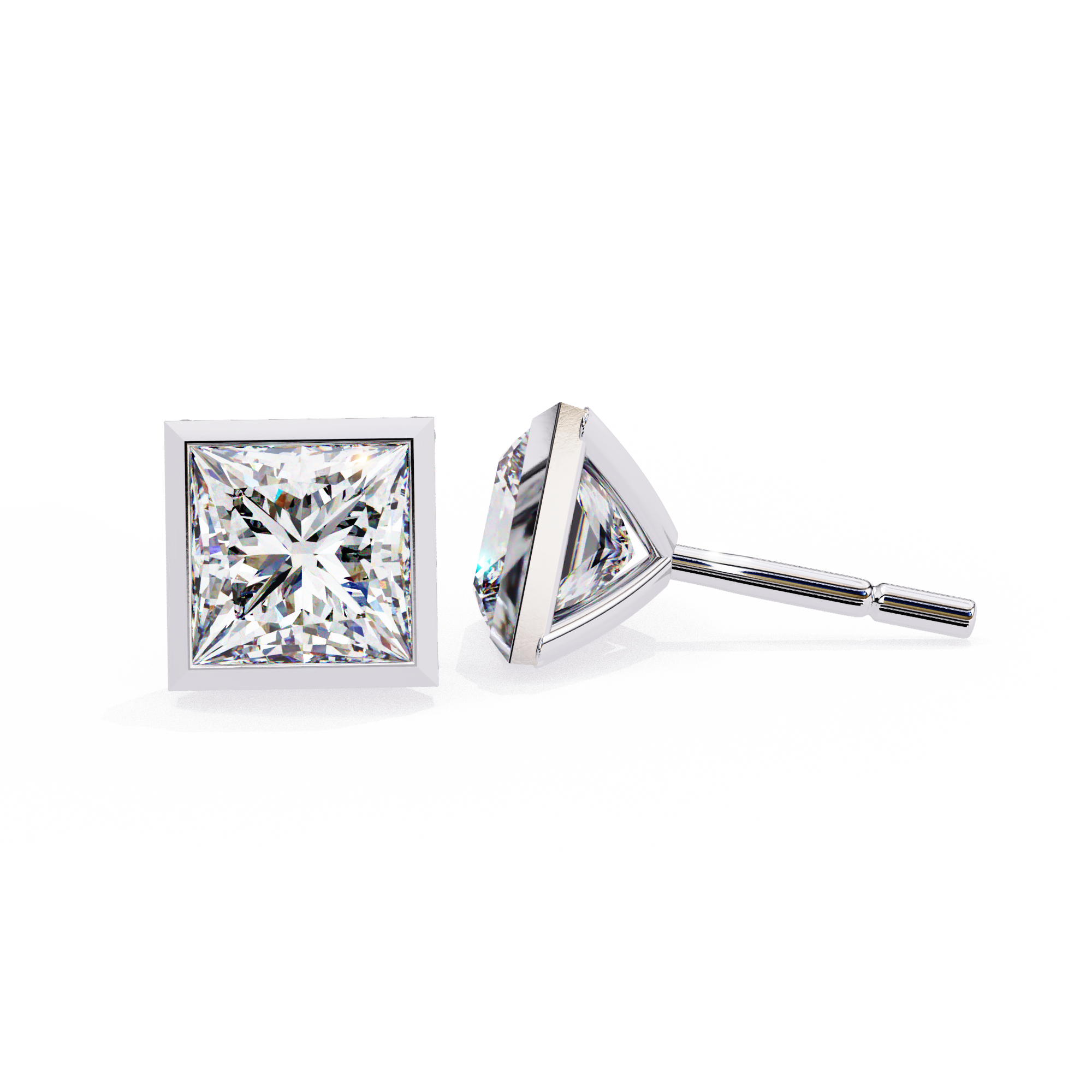 Stellar Luxe Earrings (Princess- Close)