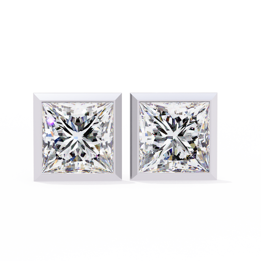 Stellar Luxe Earrings (Princess- Close)