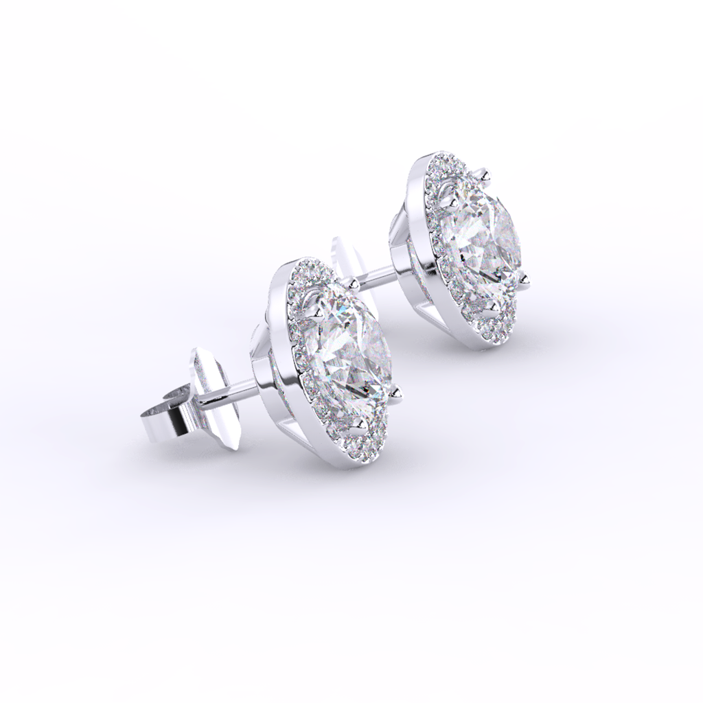 Stellar Luxe Earrings (Halo)