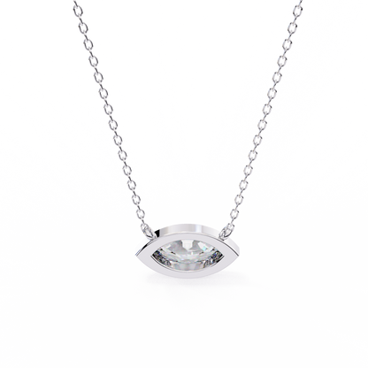 Brilliance Charm Pendant (Marquise Bezel)