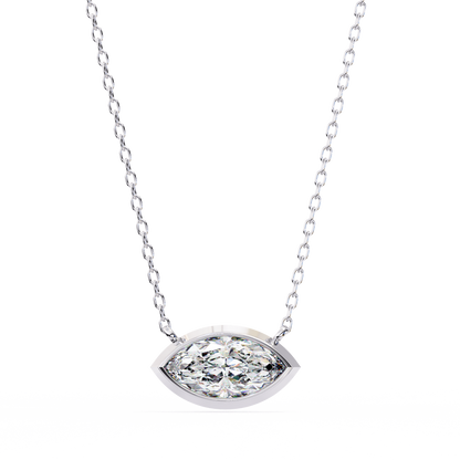 Brilliance Charm Pendant (Marquise Bezel)