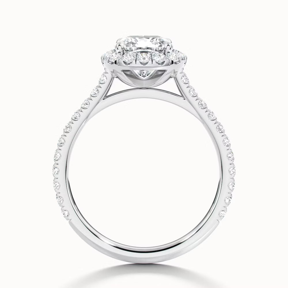 Timeless Grace Ring (Cushion Halo)