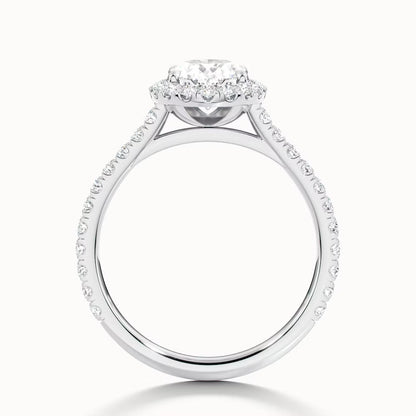 Timeless Grace Ring  (Oval Halo)
