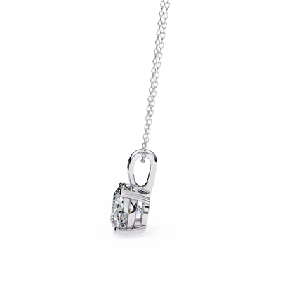 Briliiance Charm Pendant (Round- Four Prongs)