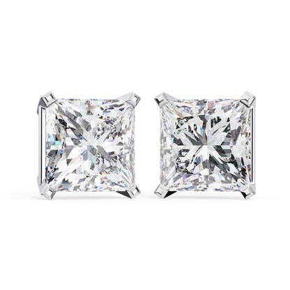 Stellar Luxe Earrings (Princess Cut)