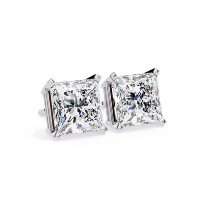 Stellar Luxe Earrings (Princess Cut)