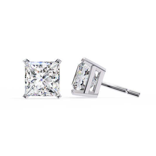 Stellar Luxe Earrings (Princess Cut)