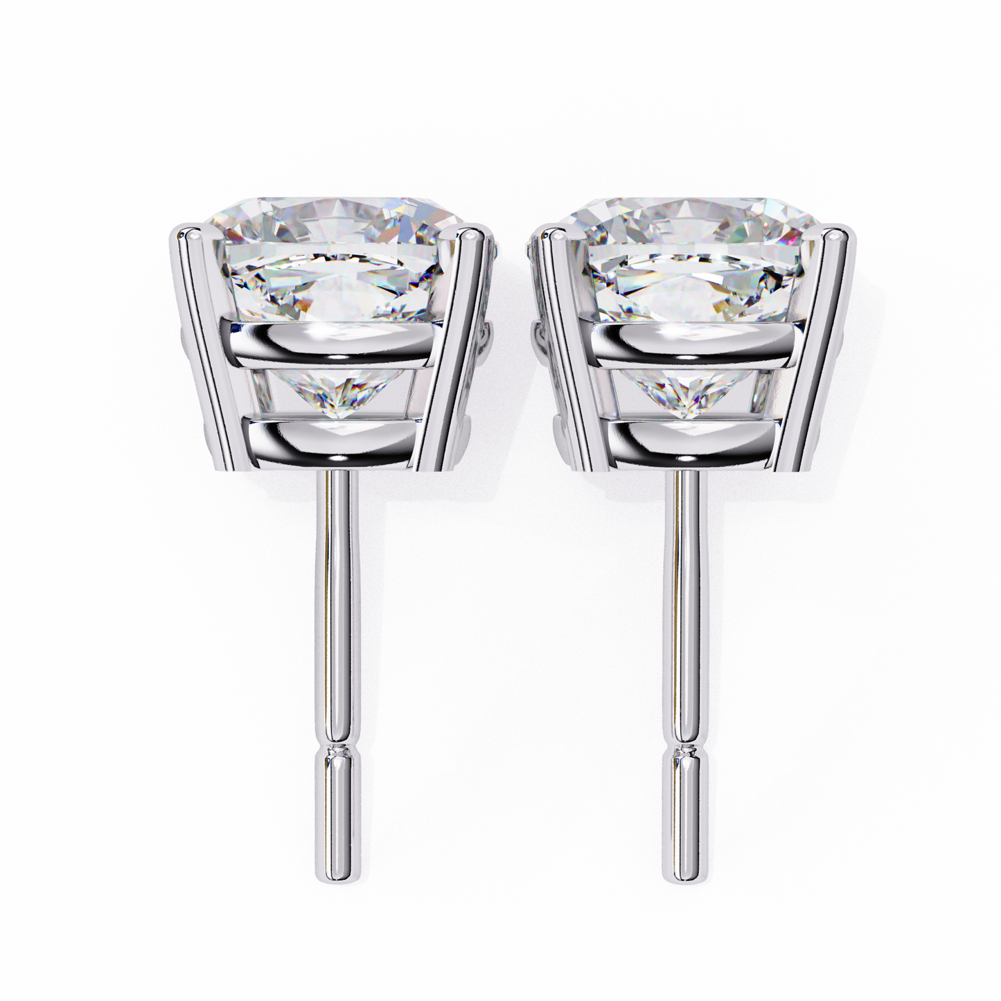 Stellar Luxe Earrings (Cushion Cut-Four Prongs)