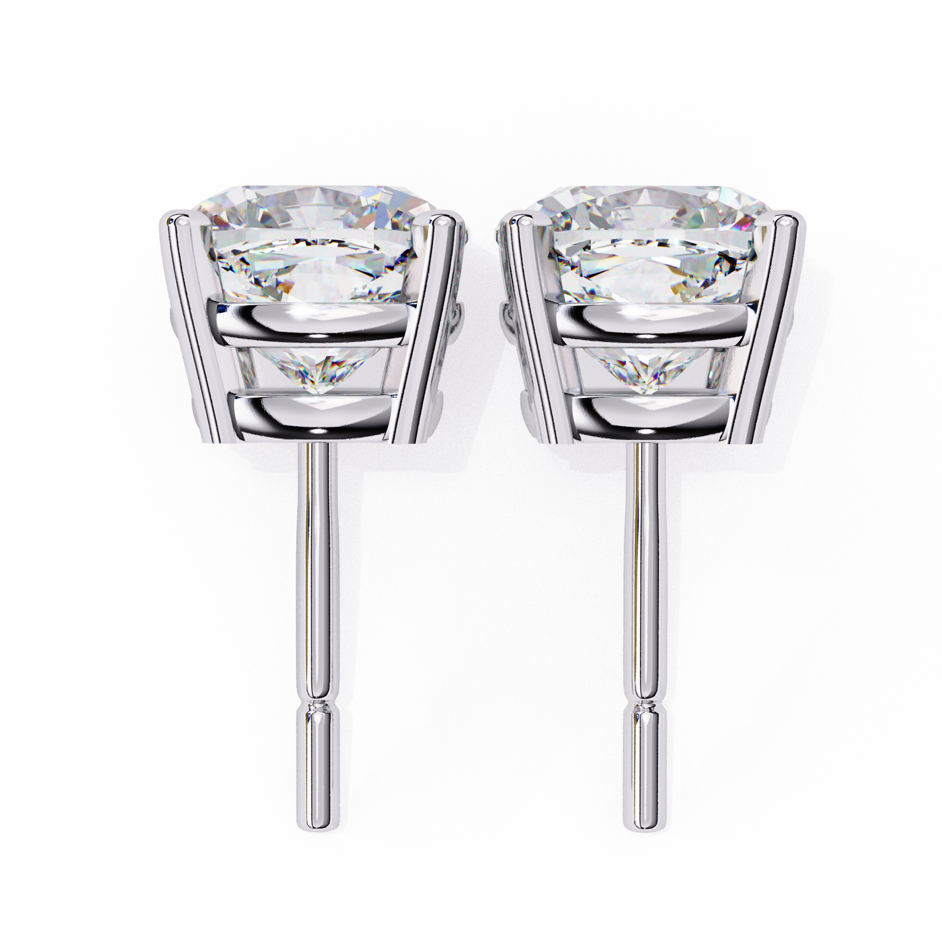 Stellar Luxe Earrings (Cushion Cut-Four Prongs)