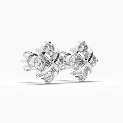 Four Square Earrings