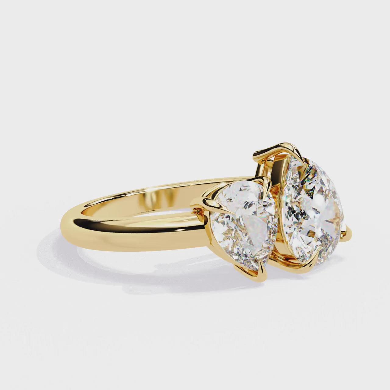 Pear Duet Ring